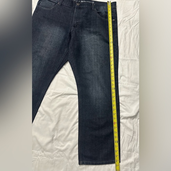 Beverly Hills Polo Club Dark Blue Straight Jeans Size 38/30 - Picture 8 of 8